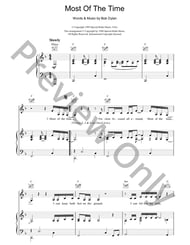 Most of the Time piano sheet music cover